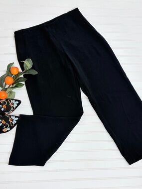 EILEEN FISHER Side Zipper Wide Leg Pants
